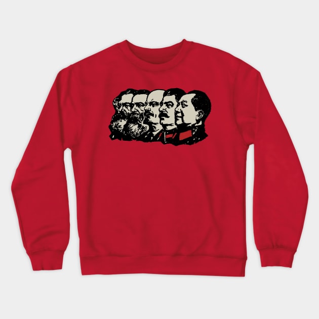 Marx Engels Lenin Stalin Mao Crewneck Sweatshirt by WellRed